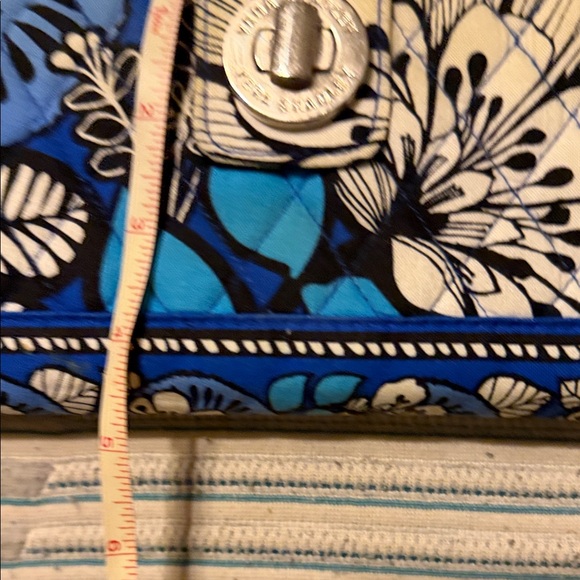 Vera Bradley Blue and White Floral Wallet - Picture 3 of 14